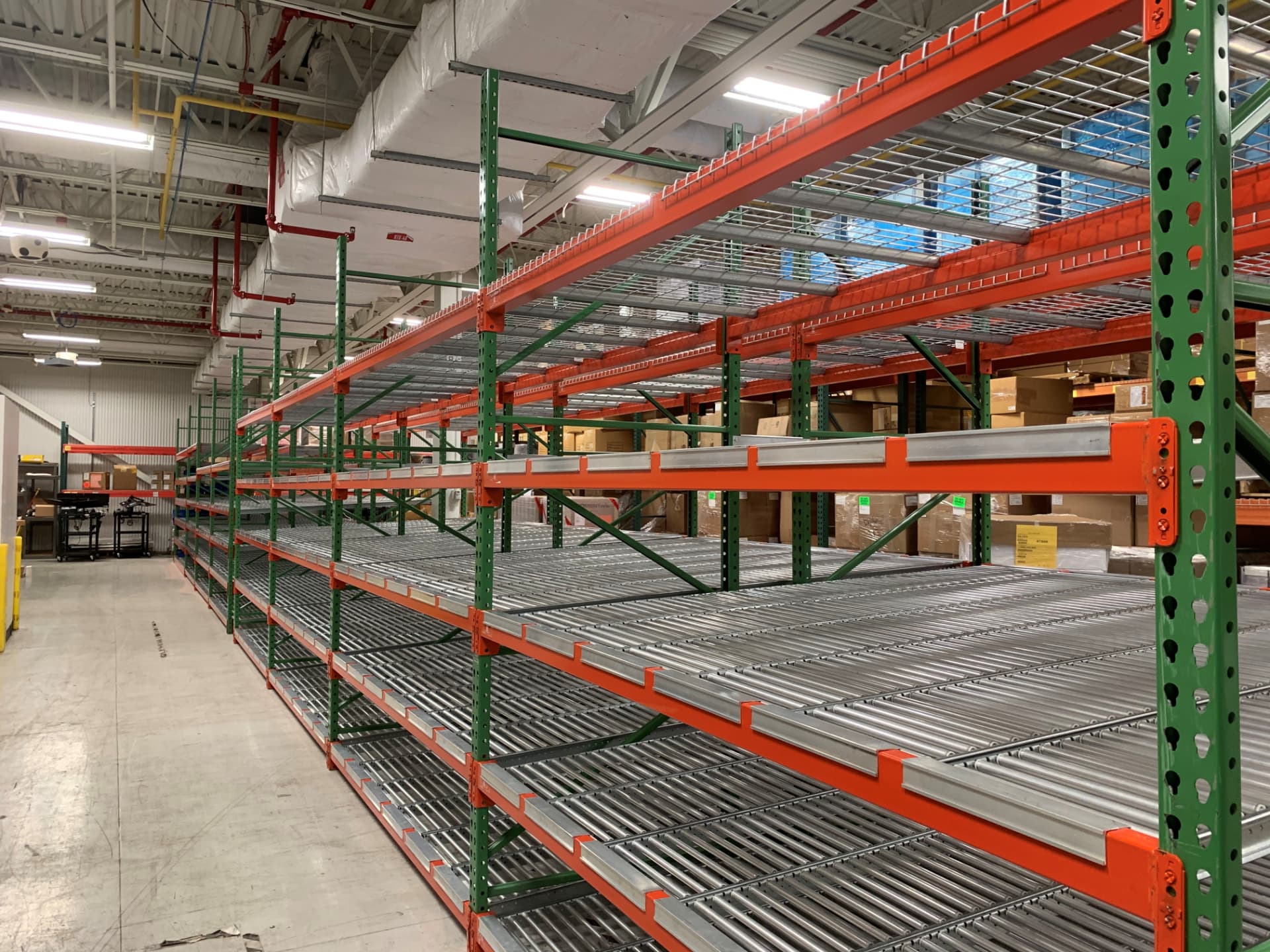 Pallet rack installation project 1