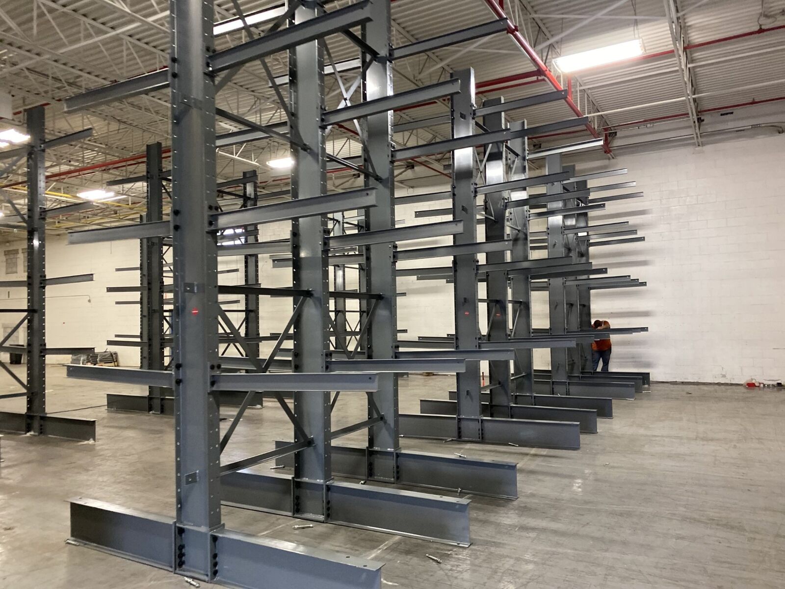 Cantilever Rack system installed in a warehouse