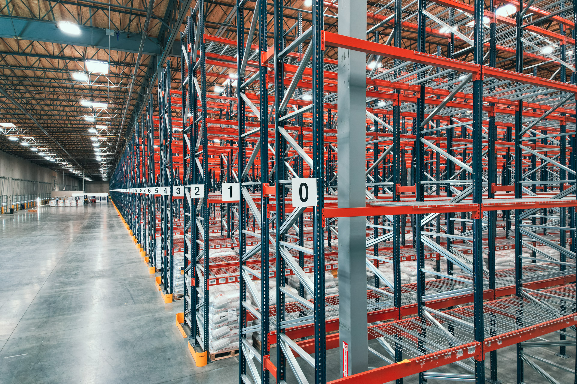 Industrial pallet racking warehouse in Cincinnati Ohio