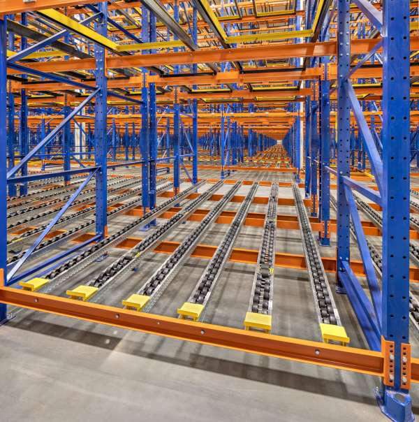 Pallet Flow Rack - Industrial Warehouse Racking in Cincinnati