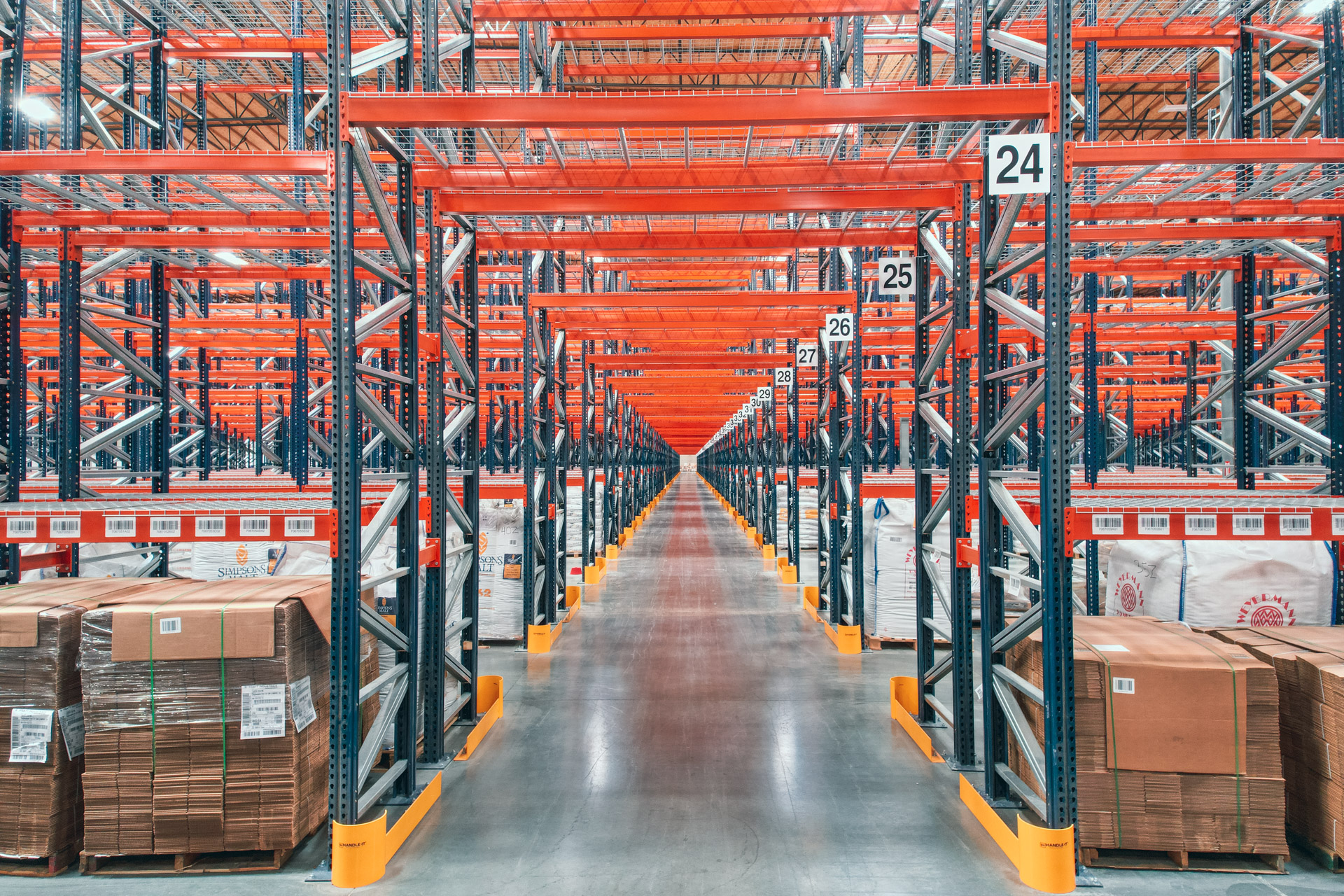 Industrial pallet racking installation in Cincinnati warehouse